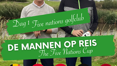 De mannen op reis: Dag 1 Five Nations golfclub