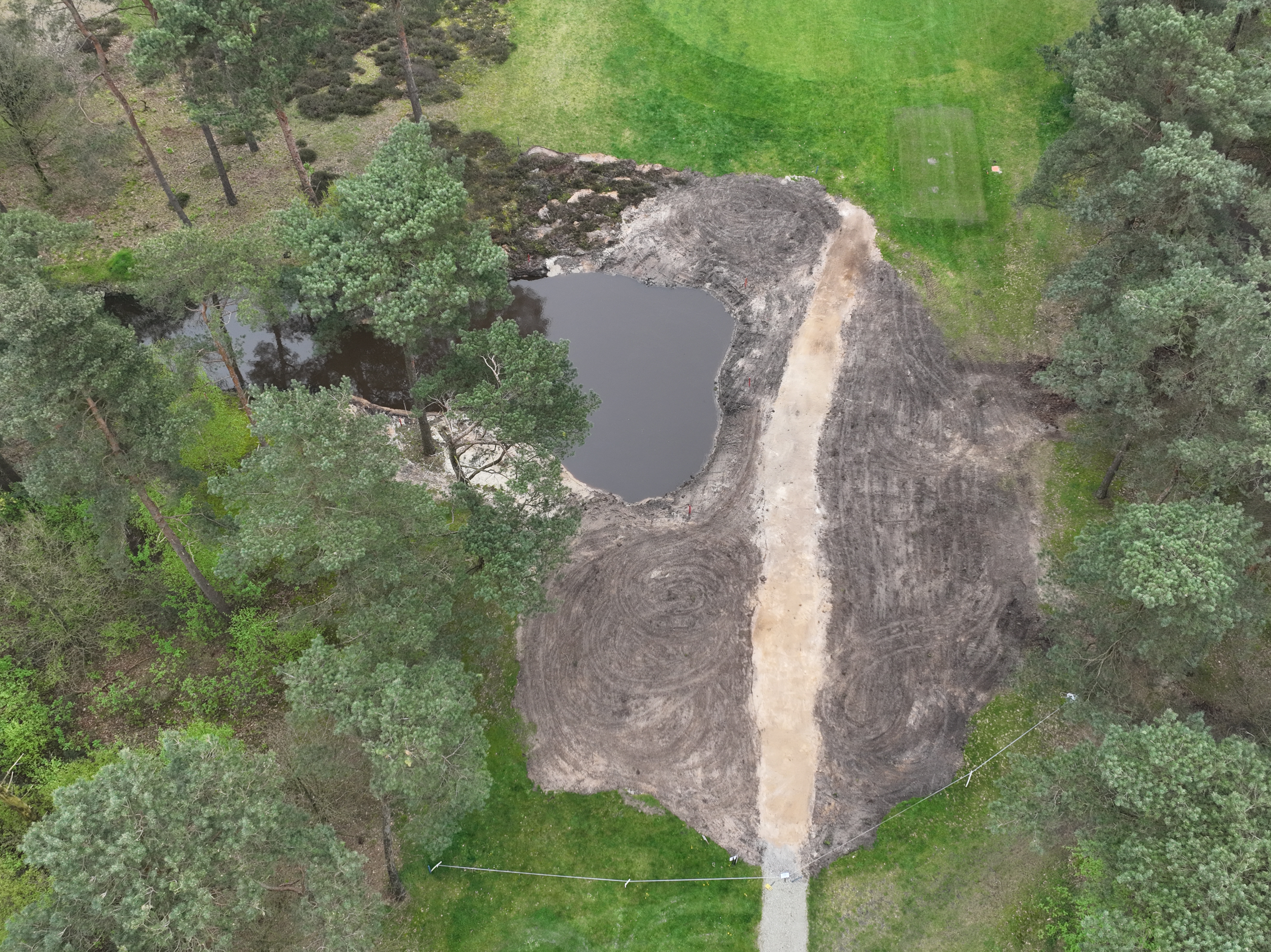 Vijver hole 8 vergroot