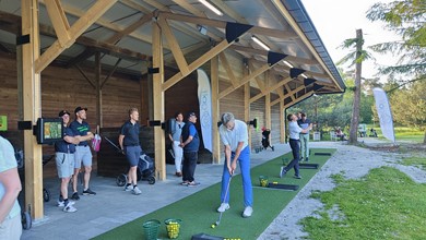 Opening driving range